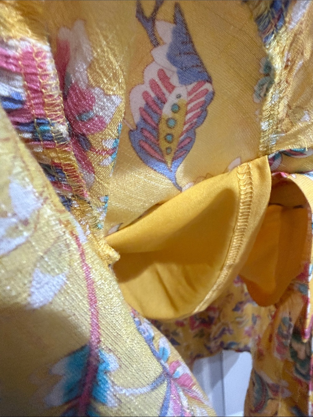 Nanette Lepore Yellow Floral Maxi Dress - Picture 4 of 6